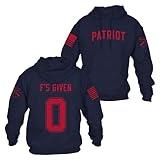 Grunt Style Zero F's Given Hoodie (Navy, XXXLarge)
