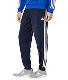 adidas Men's Essentials Warm-Up Slim Tapered 3-Stripes Tracksuit Bottoms, Legend Ink/White, X-Large