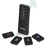 Key Finder, Stick on TV Remote Control| Find My Keys Device, 4 Pack Wireless Car Key Finders That Make Noise | 115ft Range 85dB RF Keys Tracker, Phone/Wallet Finder with 4 Item Locator Tags