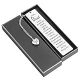 Ouligay Friend Bookmark for Women Book Lovers Gifts Friendship Bookmarks Metal Book Marker for Reading Women Best Friend Gifts for Besties BFF Long Distance Friendship Present Reader Book Club Gifts