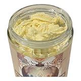 Luxurius FRANKINCENSE AND MYRRH Foamy Body Scrub, Joy in a Jar, Handmade in Small Batches, Customer Favorite, Gentle on Skin, Amazing Scents
