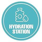 Circle Plus Hydration Station Wall or Door Sign | Easy Installation | Business & Studio Signage - Medium