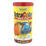 TetraColor Tropical Flakes, Color Boosting Fish Food, Nutritionally Balanced Diet for Tropical Fish, 7.06 oz (Pack of 1)