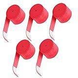 Zerodis 5pcS Buyable Mate Racket Tape, Non Wear for Wear for of Bádminton Tables (Red)