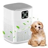 Air Purifiers for Bedroom, Honeyuan H13 HEPA Air Purifier for Home Large Room 600 sqft, Air purifiers with 360°Air Intake, 3 Fan Speeds, 3-Stage Filtration, White