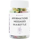 50 Pre-Written Messages in a Bottle (Affirmations), Positive Affirmations Messages in a Bottle, Christmas, New Year Gifts for Women, Mindfulness, Motivational, Words of Affirmation Gifts for Dad