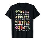 Vegetable Garden Alphabet Gardener Gardening Veggie Lover T-Shirt