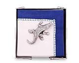 Arthur Court Gator Alligator Paper Napkin Weigh for Paper Napkin, Documents on a Desk, Dinner and Picnic Tables - Outdoor or Office Use, Organization for Multiple Sizes - Durable Metal 3 inch Diameter