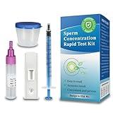 Fertility Home Test Kit for Men-Trak Plus Male Fertility Testing System- Shows Normal or Low Sperm Count- Easy to Read Results-Convenient, Accurate, Private