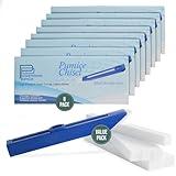Powerstone Pumice Long Lasting Chisel Sticks - 8 Pack | Refillable Case with 8 Scouring Sticks to Remove Stains, Limescale & Carbon Buildup from Stoves, Ovens, BBQ Grills, Sinks, Tiles, Toilets & More