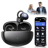 Ai Translation Earbuds Real Time, 163 Languages & Accents Translator Earbuds, 3-in-1 Open Ear Translation Headphones for Travel Learning, Spanish/English Audífonos Traductores, iOS/Android Compatible