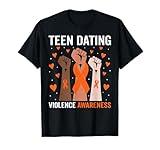 We Wear Orange teen dating Violence Awareness T-Shirt