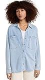 Z SUPPLY Women's All Day Knit Denim Jacket, Washed Indigo, Blue, XS