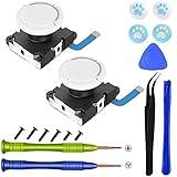 Joystick Replacement for Switch Lite,Repair Joystick Replacement Tool Kit for Switch lite and Nintendo Joycon Controller with Triwing Screwdriver,Thumb Grip Caps& Tweezers