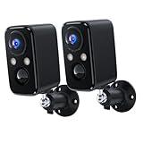 BECAMSO Security Cameras Wireless Outdoor Battery: 2K WiFi Camera Indoor for Home Security System - Video Surveillance Equipment Waterproof - 5G Not Supported
