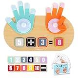TOP BRIGHT Preschool Learning Toys for Toddlers 2-4, Montessori Toys for 3 4 5 Year Old Sorting Stacking Toys, Educational Math Manipulatives Number Counting Blocks for Kids