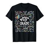 Square Root Of 49 Back To School 7th Seventh Grade Math T-Shirt