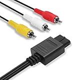 N64 AV Cable, Audio Video AV Cable Cord for Nintendo 64 N64, Gamecube GC,Super Nintendo SNES, 2.5M/8.2FT