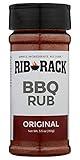Rib Rack Dry Spice Rub - Original, 5.5 oz. - Meat Seasoning for BBQ, Grill, Smoker - All Natural Ingredients (Packaging May Vary)