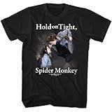Twilight Spider Monkey Adult Black Short Sleeve T Shirt Vampire Romance Vintage Style Graphic Tees
