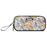 Custom Large Capacity Large Pencil Case Kids Pencil Case Zipper School Must Haves Portable Beauty Spring Colorful Flower