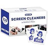 （220 PCS）Screen Cleaner, Glasses Disposable wipes, Audio & Video Lens Cleaners, Sunglasses wipes,Mobile phone screen wipes，Glasses Cleaner for Eye glasses, Camera, Phone, Tablets & Computer Screen