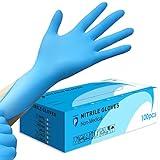 PROMEDIX P Nitrile Gloves, 4mil-100 Count, Gloves Disposable Latex Free, Disposable Gloves for Household, Food safe