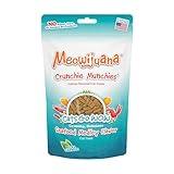 Meowijuana Crunchie Munchie Catnip Treats | Seafood Medley | Made with Organic Catnip | Produced in The USA | Low Calorie Cat Snack