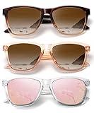 QALLY Sunglasses-women Polarized Sunglasses-womens: Trendy Sun Glasses polarized UV400 Protection Fashion Sun glasses