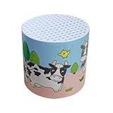 Moo Can Noise Maker | Cow Sound Toy | Moo Cow Sound Maker | Cow Noise Maker Can | Farm Animal Noise Maker | Mooing Cow Toy | Multicolor | 2.5H X 2.5W Inches