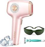 INNZA IPL Hair Removal with Ice Cooling Care Function for Women Permanent,999,999 Flashes Painless IPL Hair Remover, Hair Removal Device for Armpits Legs Arms Bikini Line