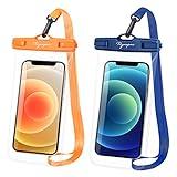Rynapac Waterproof Phone Pouch Bag - 7.5in Water Proof Cell Phone Case for Beach Travel Must Haves, IPX8 Dry Bag with Lanyard for iPhone 16 15 Pro Max Galaxy S25 S24 Ultra, Cruise Ship Essentials 2025
