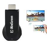 SmartSee MiraScreen Wireless Display Adapter Dongle 1080P HD Screen Mirroring Media Player TV Stick for Tablet Smartphone Compatible with Miracast Airplay DLNA