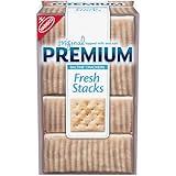 Premium Fresh Stacks Original Saltine Crackers, Travel Snacks, 13.6 oz (8 Multi Snack Packs)