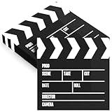 Movie Night Disposable Paper Napkins,50Pcs Movie Theater Decor Napkins for Party Decorations Square Movie Film Themed Tissue for Birthday Awards Ceremony Hollywood Party Supplies Movie Prop