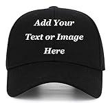 Design Your Own Personalized Hats,Unisex Graphic Printed Cotton Baseball Hats Adjustable Sports Dad Hats