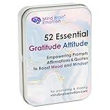 Mind Brain Emotion 52 Essential Gratitude Attitude: Journal & Conversation Cards to Boost Mood & Mindset - Empowering Prompts, Self-Help Affirmations, and Insightful Quotes - for Kids & Adults