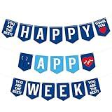 Supervitae 18 Pcs Advanced Practice Provider Week Decorations Banner Wall Decor Holiday Celebrating for Party Favors Festival Supplies