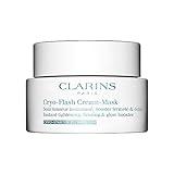 CLARINS Cryo-Flash Face Mask | Visible Lift Effect in 10 Minutes* | Visibly Minimizes Pores | Boosts Radiance | Pro Like Results | All Skin Types | 2.5 Fluid Ounces