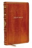 KJV, Personal Size Reference Bible, Sovereign Collection, Leathersoft, Brown, Red Letter, Comfort Print: Holy Bible, King James Version