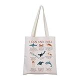 Sea Animals Motivational Tote Bag Marine Biologist Gift Sea Animals Lover Gifts (Sea Tote Bag)