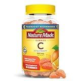 Nature Made Extra Strength Dosage Vitamin C 500 mg per serving, Dietary Supplement for Immune Support, 60 Gummies, 30 Day Supply