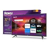 Roku Smart TV – 32-Inch Select Series 720p HD RokuTV with Roku Voice Remote, Bright Picture, Customizable Home Screen – Live Local News, Sports, Gaming
