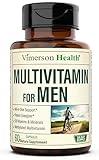 Multivitamin for Men – Essential Mens Multivitamins & Multiminerals Capsules with Vitamin B12, A, D, C, Zinc, Magnesium & More for Total Body Wellness – 20+ Key Nutrients & Vitamins for Men – 60 count