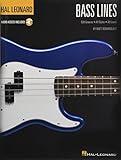 Bass Lines - Hal Leonard Bass Method | 500 Bass Grooves, Riffs, and Fills for All Styles and Levels | Bass Guitar Tablature Songbook with Audio Tracks |Bass Instruction Book for Beginners to Advanced