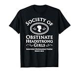Society of Obstinate Headstrong Girls Pride and Prejudice T-Shirt