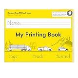 Learning Without Tears My Printing Book Student Workbook, Age 6+, 1st Grade+, Handwriting Practice, Writing Book, School & Home, Language Arts, Tutoring, Sensory