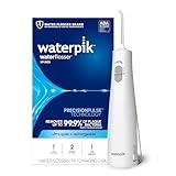 Waterpik Cordless 1100 Rechargeable Portable Water Flosser for Teeth Cleaning and Flossing, Travel, Braces Care, Healthier Gums, Waterproof for Shower, ADA Accepted, WF-30CD White, Packaging May Vary
