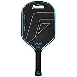 Franklin Sports PRO Pickleball Paddles – C45 Carbon Fiber Series – Official USAP + UPA Approved Pickleball Paddle – Hybrid Pro Player Design – 14mm Polymer Core – Blue