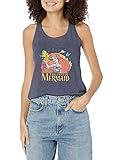 Disney Princesses LM Title Women's Fast Fashion Racerback Tank Top, Navy Blue Heather, X-Large